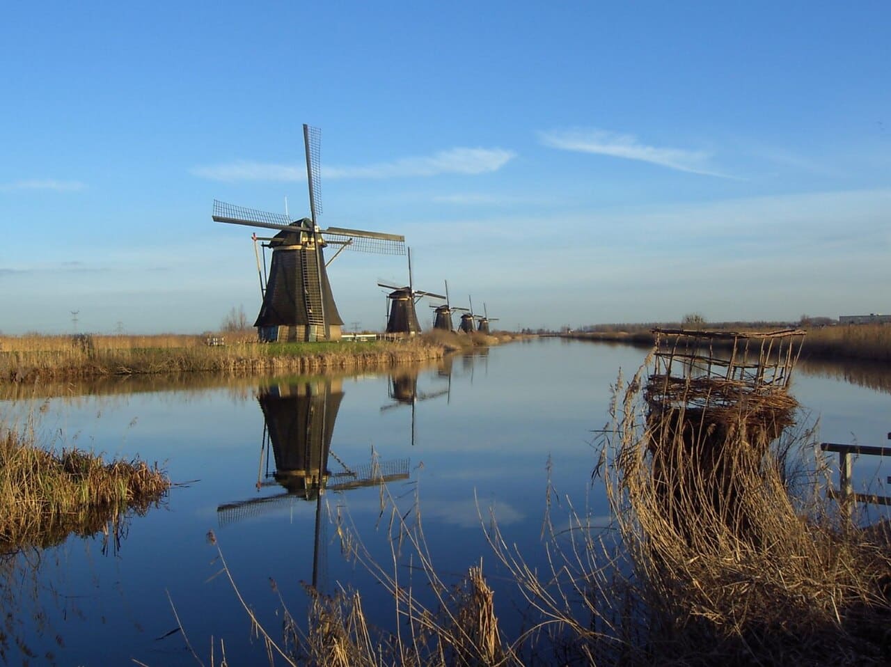 Kinderdijk Yel Değirmenleri