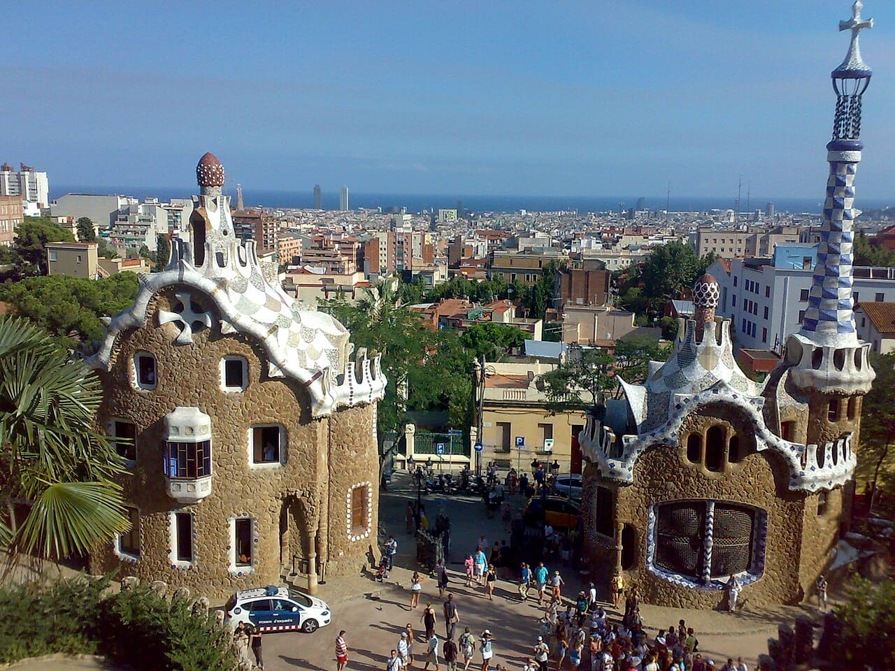 Park Güell mozaik terası, Barselona